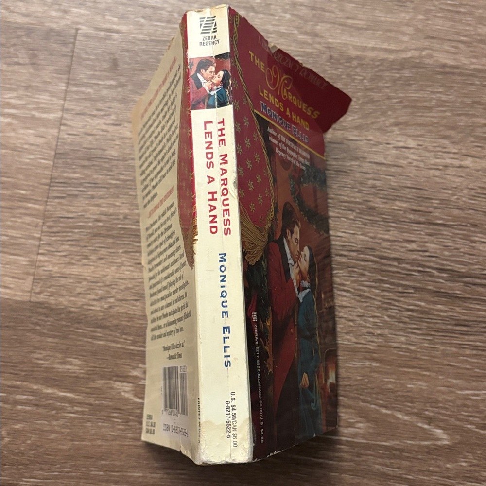 Romantic Novel with Red and Gold Cover - Picture 3 of 3